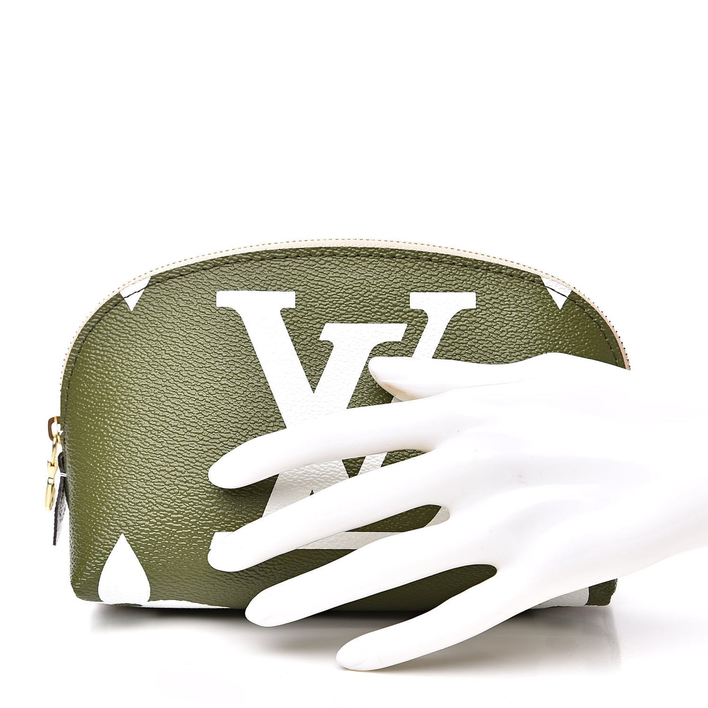 Monogram Giant Cosmetic Pouch Kaki