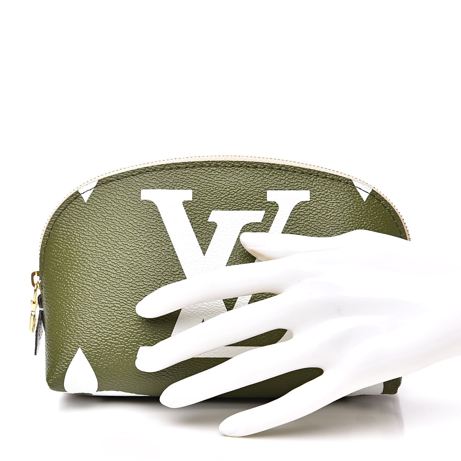 Louis Vuitton Monogram Giant Cosmetic Pouch Kaki 2 of 8
