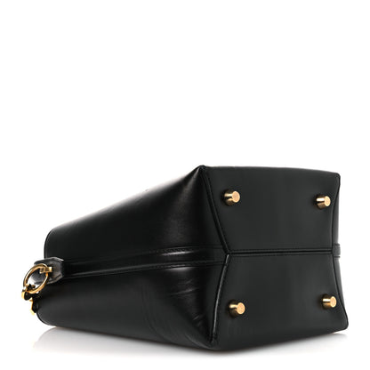 Saint Laurent Smooth Shiny Calfskin Monogram Le 37 Small Bucket Bag Black 4 of 15