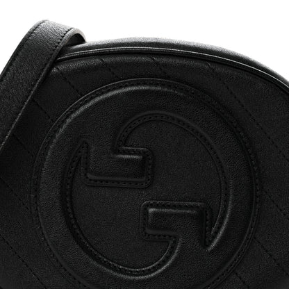 Gucci Sakai Be Green Calfskin Diagonal Stitched Mini Blondie Shoulder Bag Craclet Brown 8 of 10