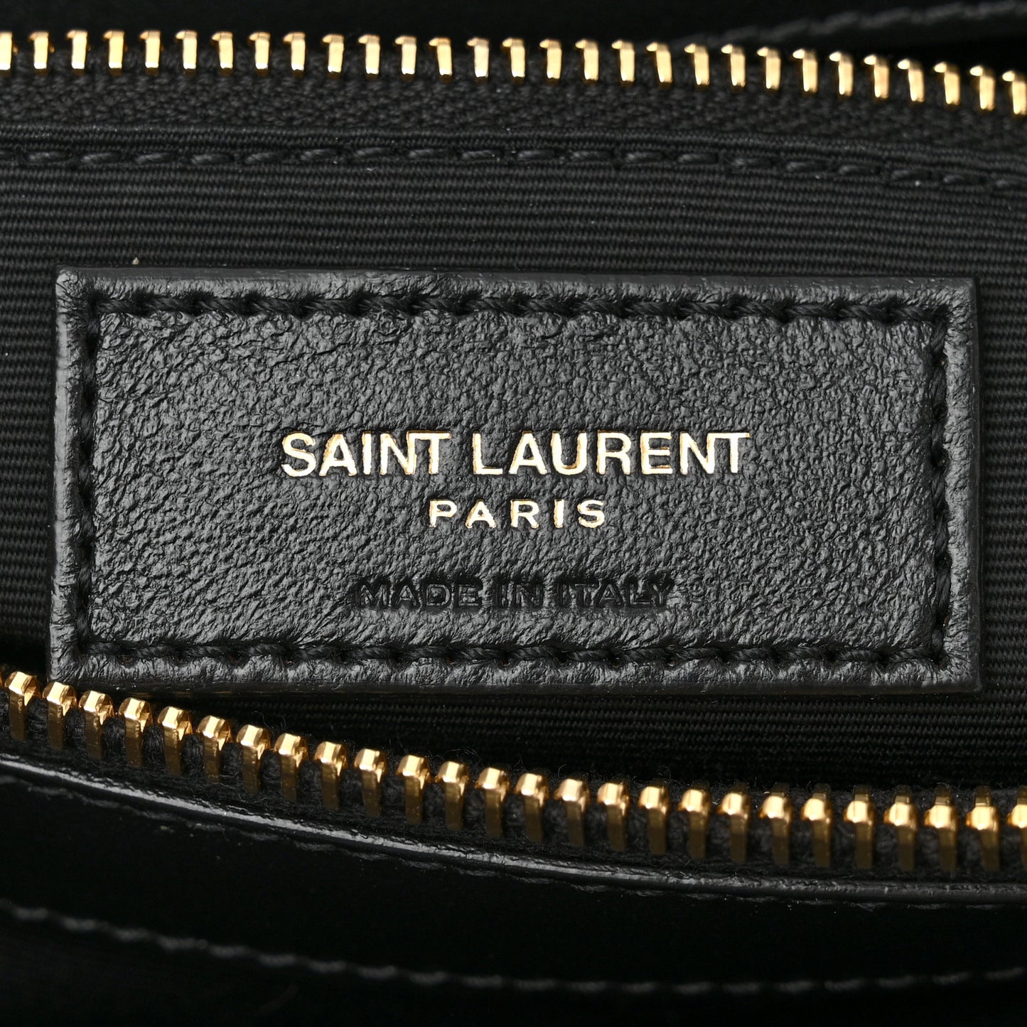 Calfskin Y Quilted Monogram Large Loulou Chain Satchel Black