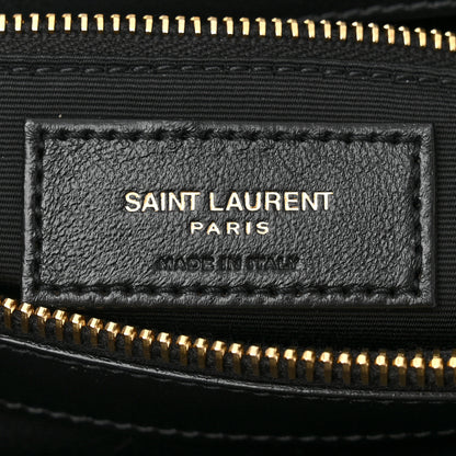 Saint Laurent Calfskin Y Quilted Monogram Large Loulou Chain Satchel Black 6 of 11