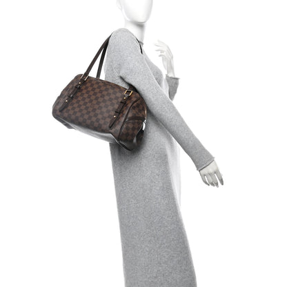 Louis Vuitton Damier Ebene Rivington GM 2 of 11