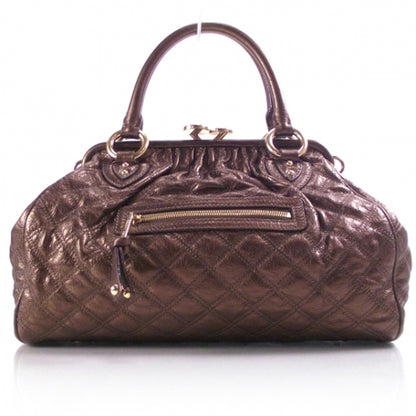 Marc Jacobs Quilted Leather Stam Bronze 1 of 11