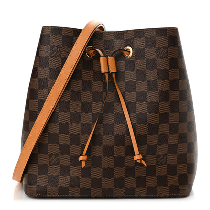 Louis Vuitton Damier Ebene Neonoe MM Safran 1 of 10
