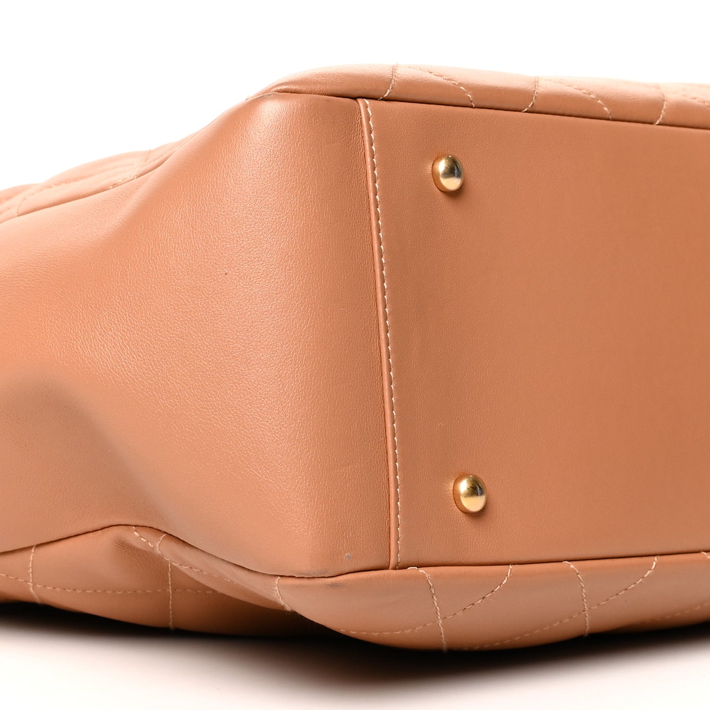 Lambskin Shopping Tote Camel