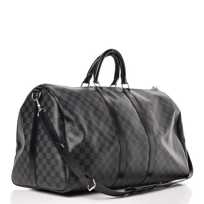 Louis Vuitton Damier Graphite Keepall Bandouliere 55 3 of 18