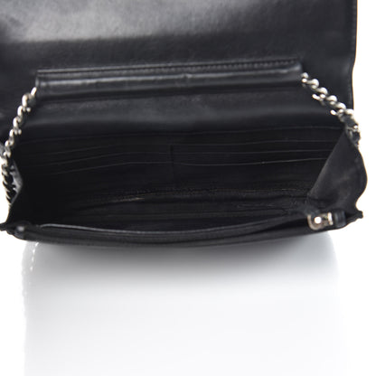 Chanel Caviar Sevruga Wallet On Chain WOC Black 5 of 23