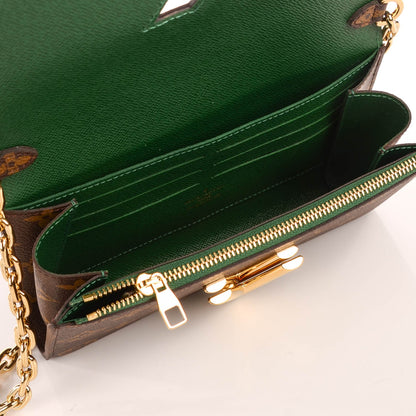 Louis Vuitton Monogram Palm Twist Chain Wallet Vert White 5 of 7