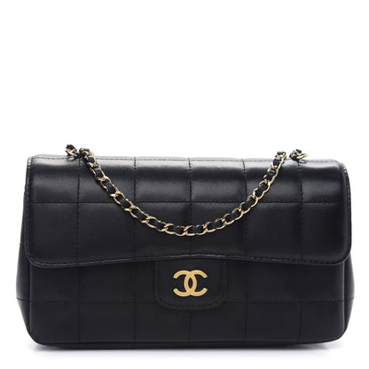 Chanel Lambskin Quilted Mini Chocolate Bar Flap Black 1 of 9