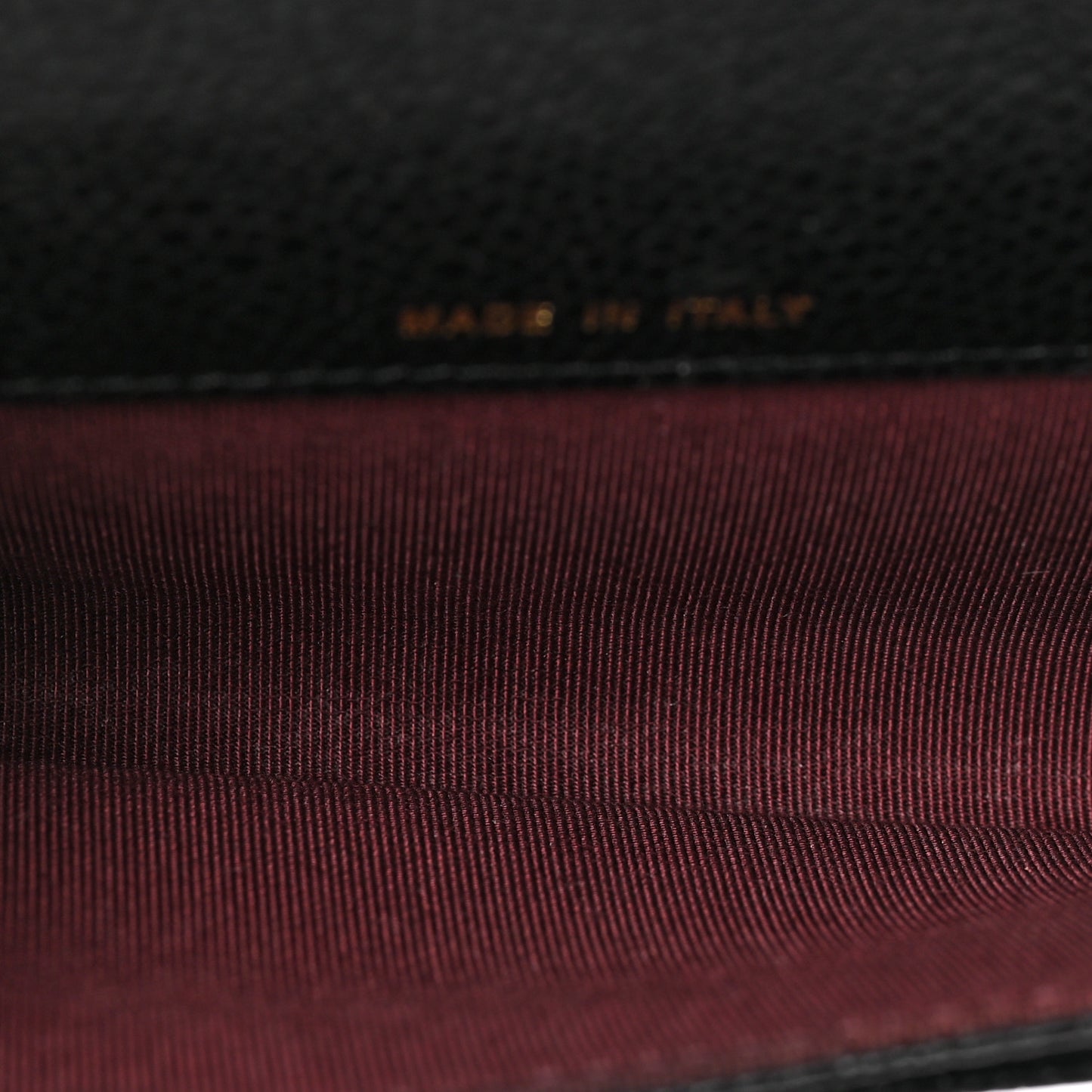 Caviar Quilted Flap Card Holder Black