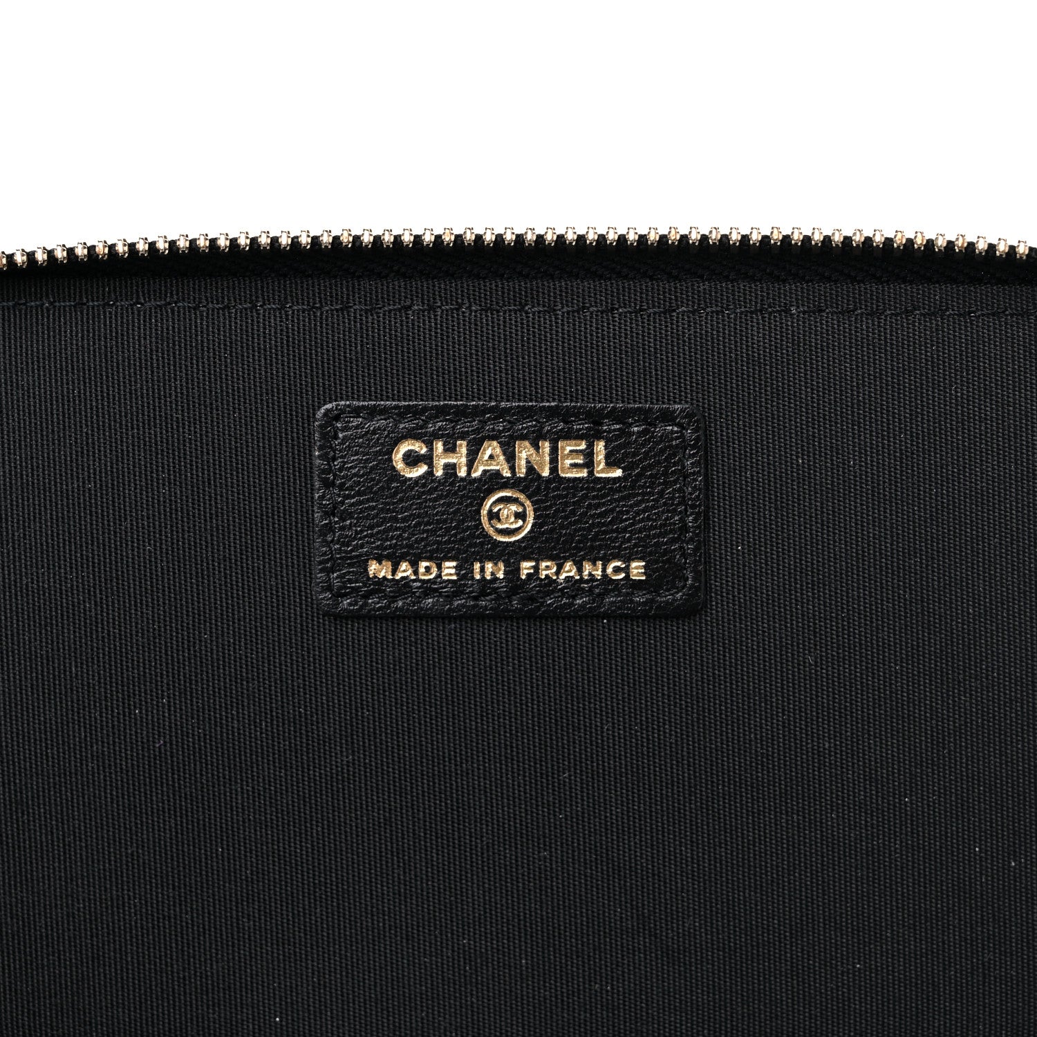 Chanel Lambskin Quilted Small Top Handle Vanity Case With Chain Black 6 of 10
