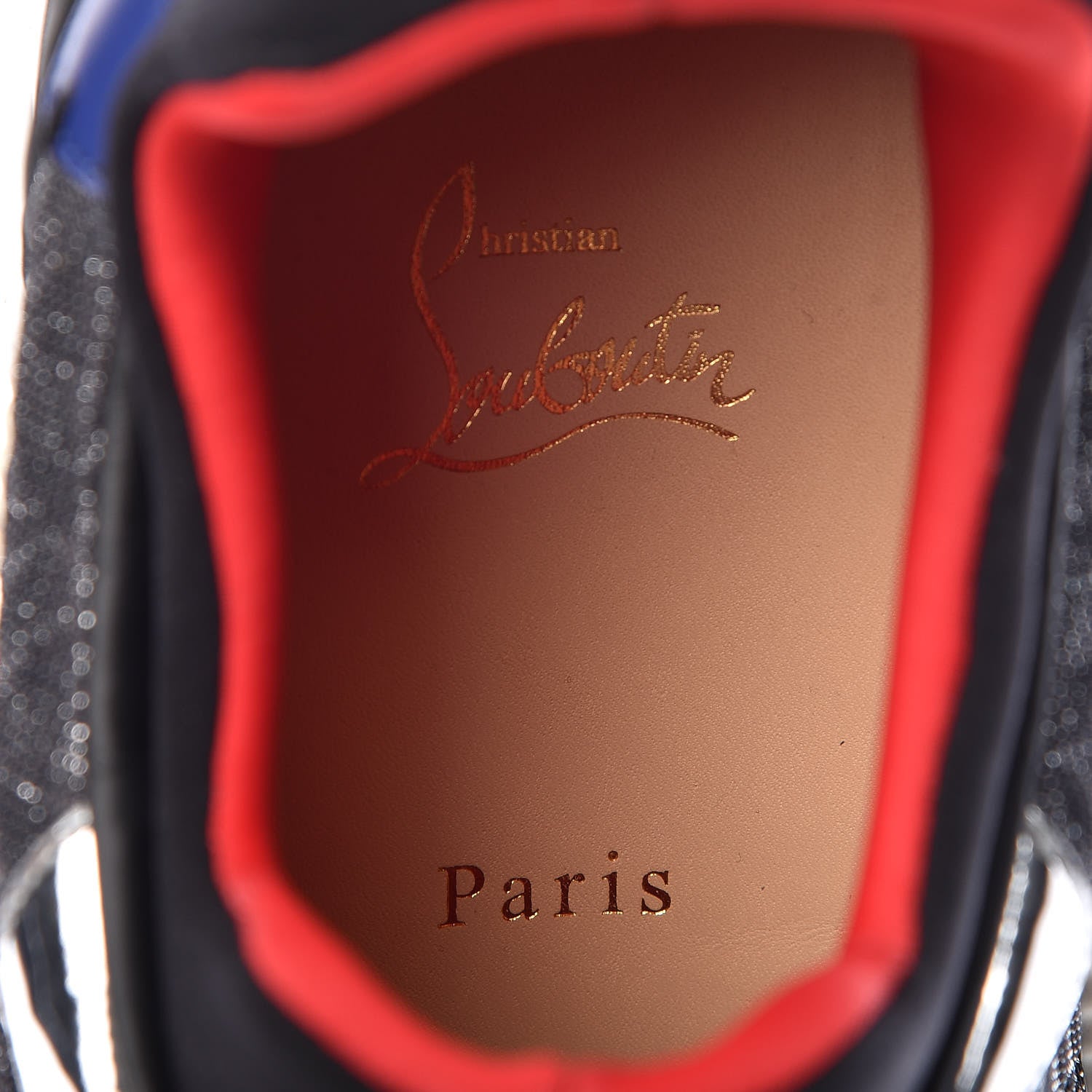 Christian Louboutin Calfskin Mesh Mens Aurelien Flat Sneakers 41 Multi 7 of 8