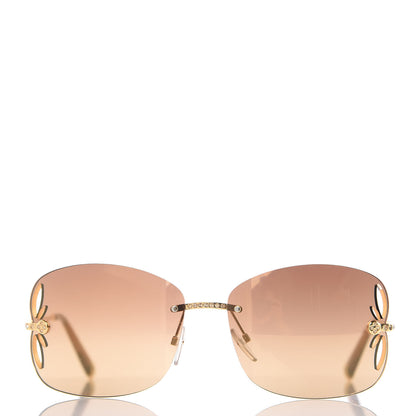 Louis Vuitton Lily Strass Sunglasses Z0640U Light Umber 3 of 7