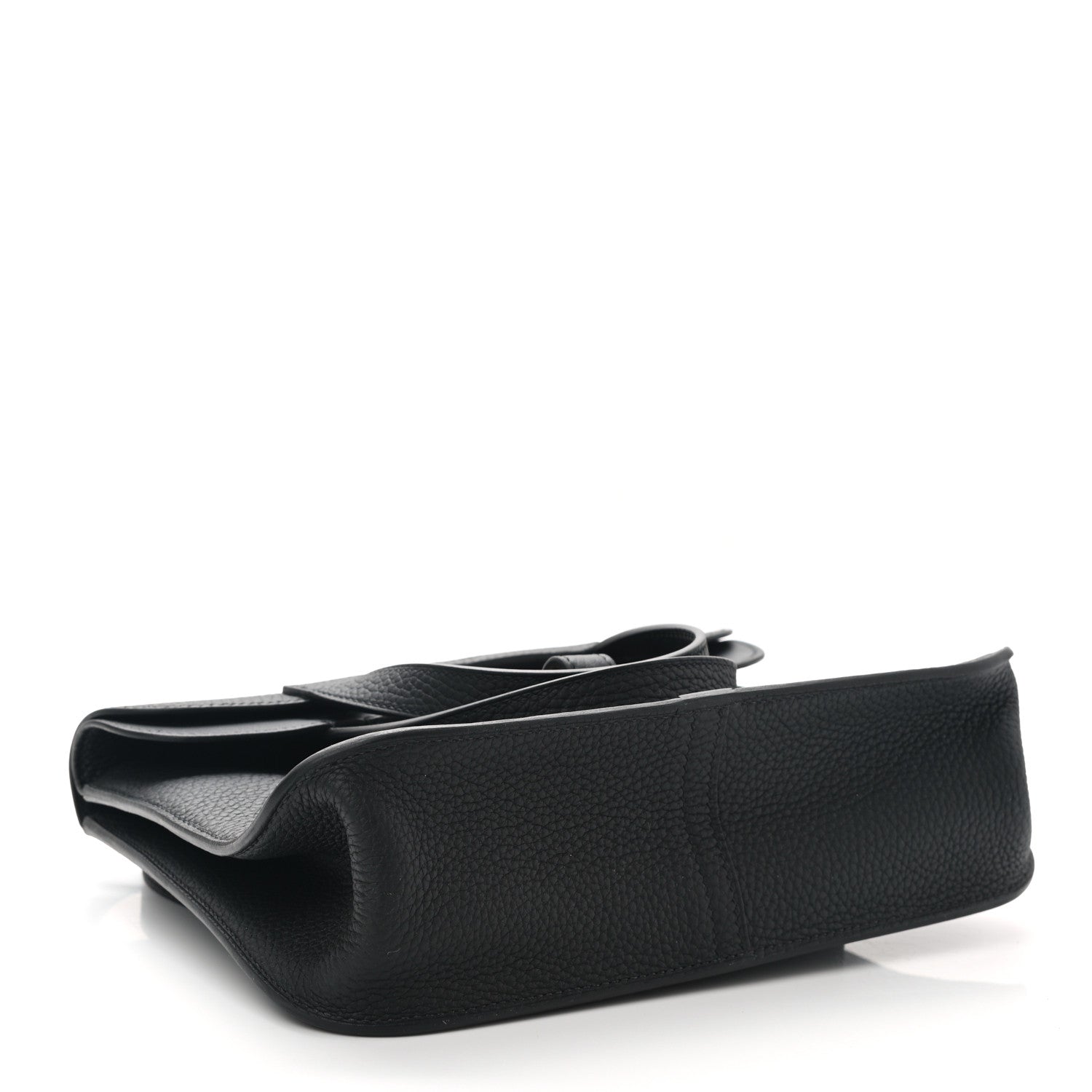 Hermes Taurillon Clemence Halzan 25 Black 4 of 10