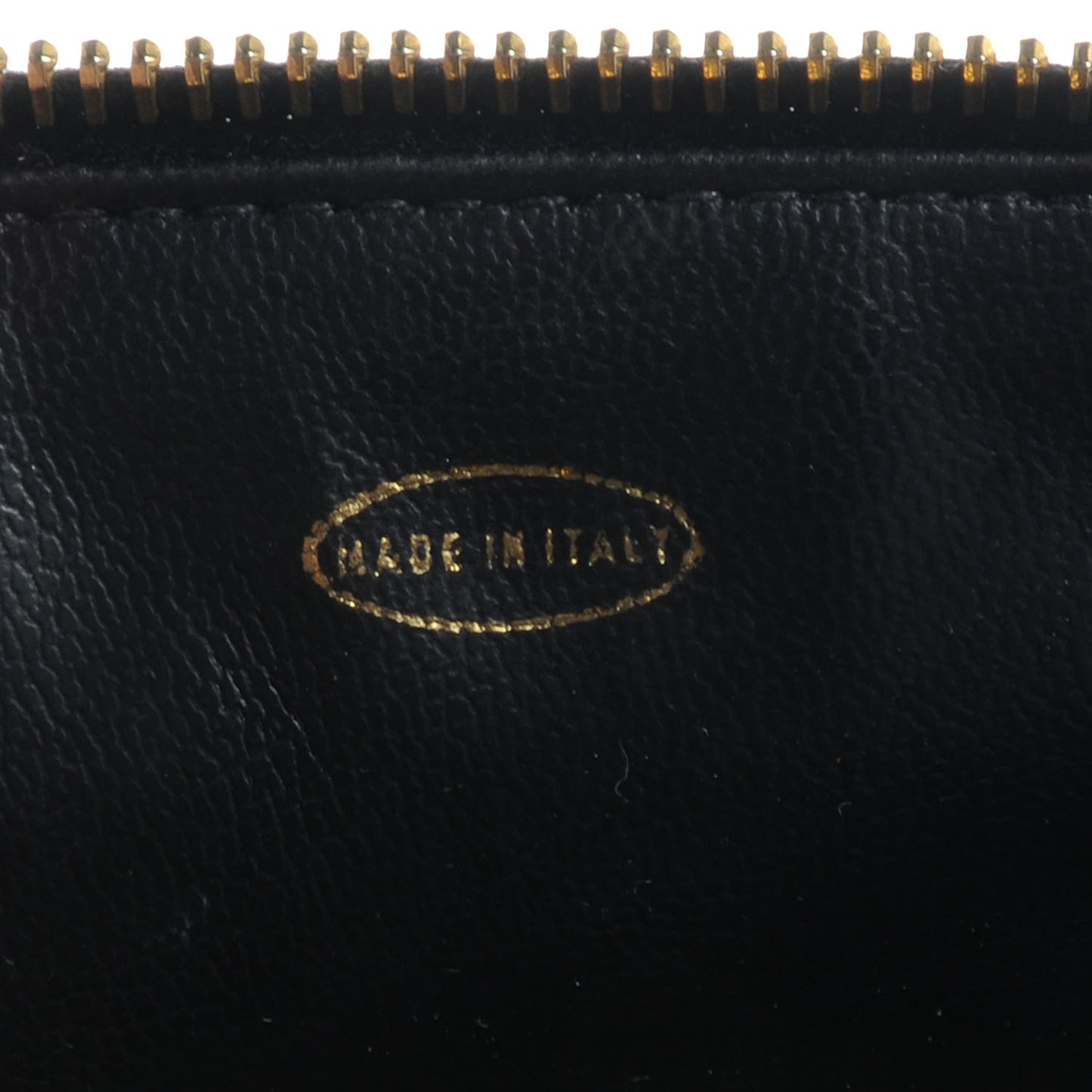 Lambskin Vanity Cosmetic Bag Black