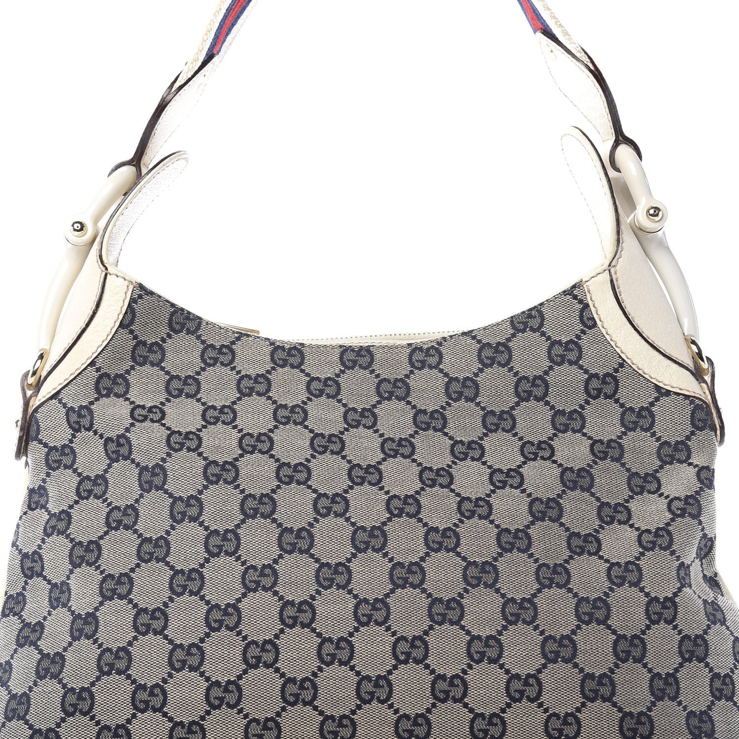 Gucci Monogram Creole Hobo Ivory 12 of 12