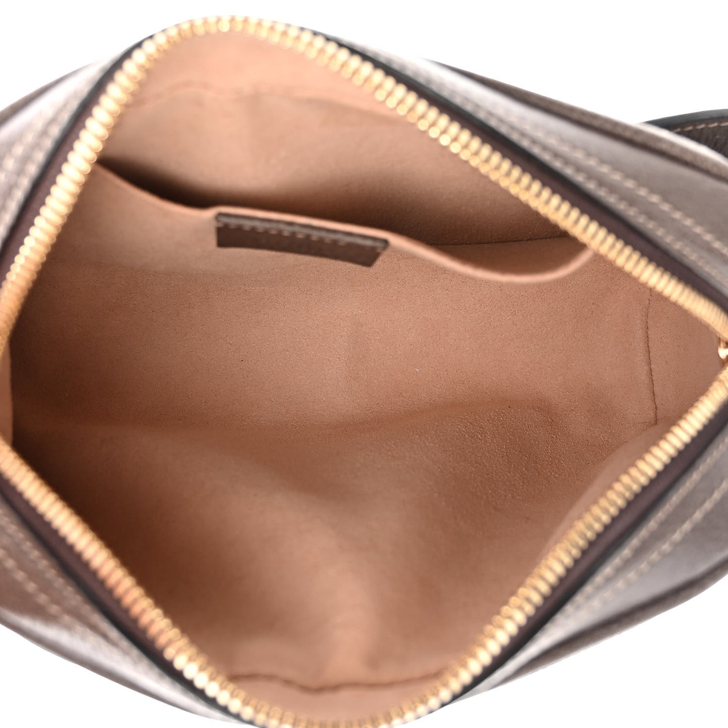 GG Supreme Monogram Web Small Ophidia Belt Bag 75 30 Dark Brown