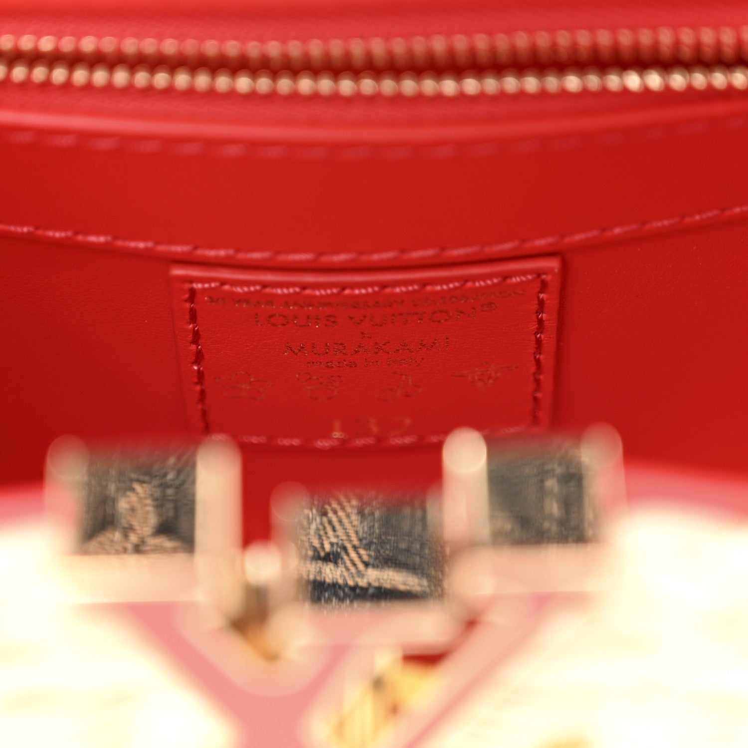 Louis Vuitton LV X TM Rattan Denim Calfskin Cerises Capucines Mini 6 of 10