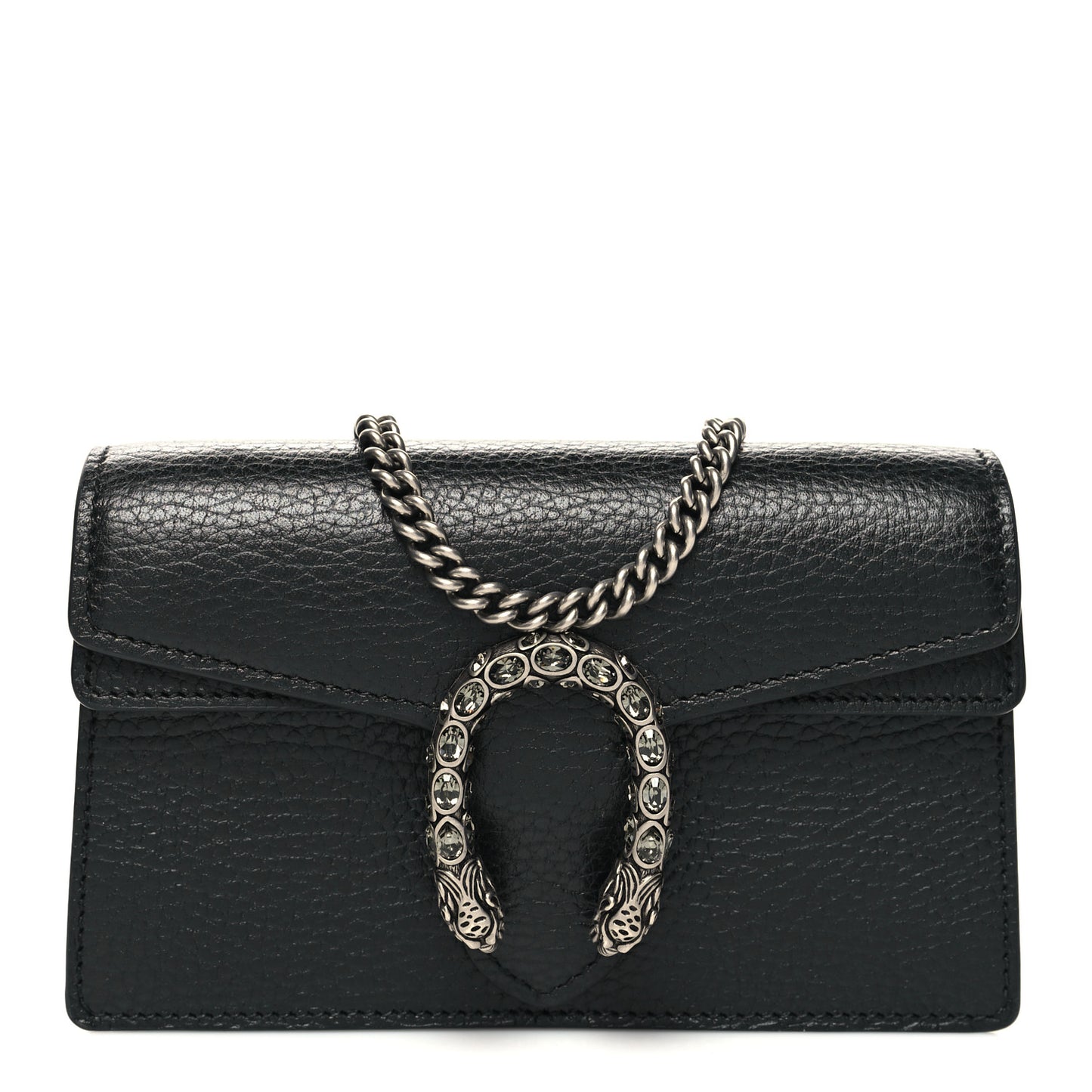 Calfskin Super Mini Dionysus Shoulder Bag Black