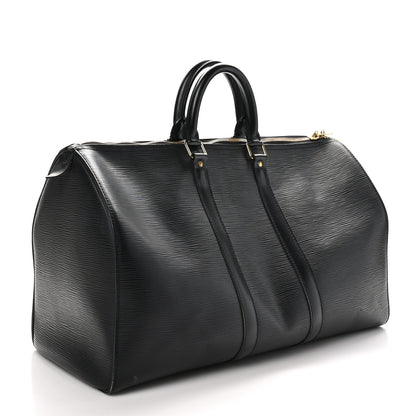 Louis Vuitton Epi Keepall 45 Black 2 of 11