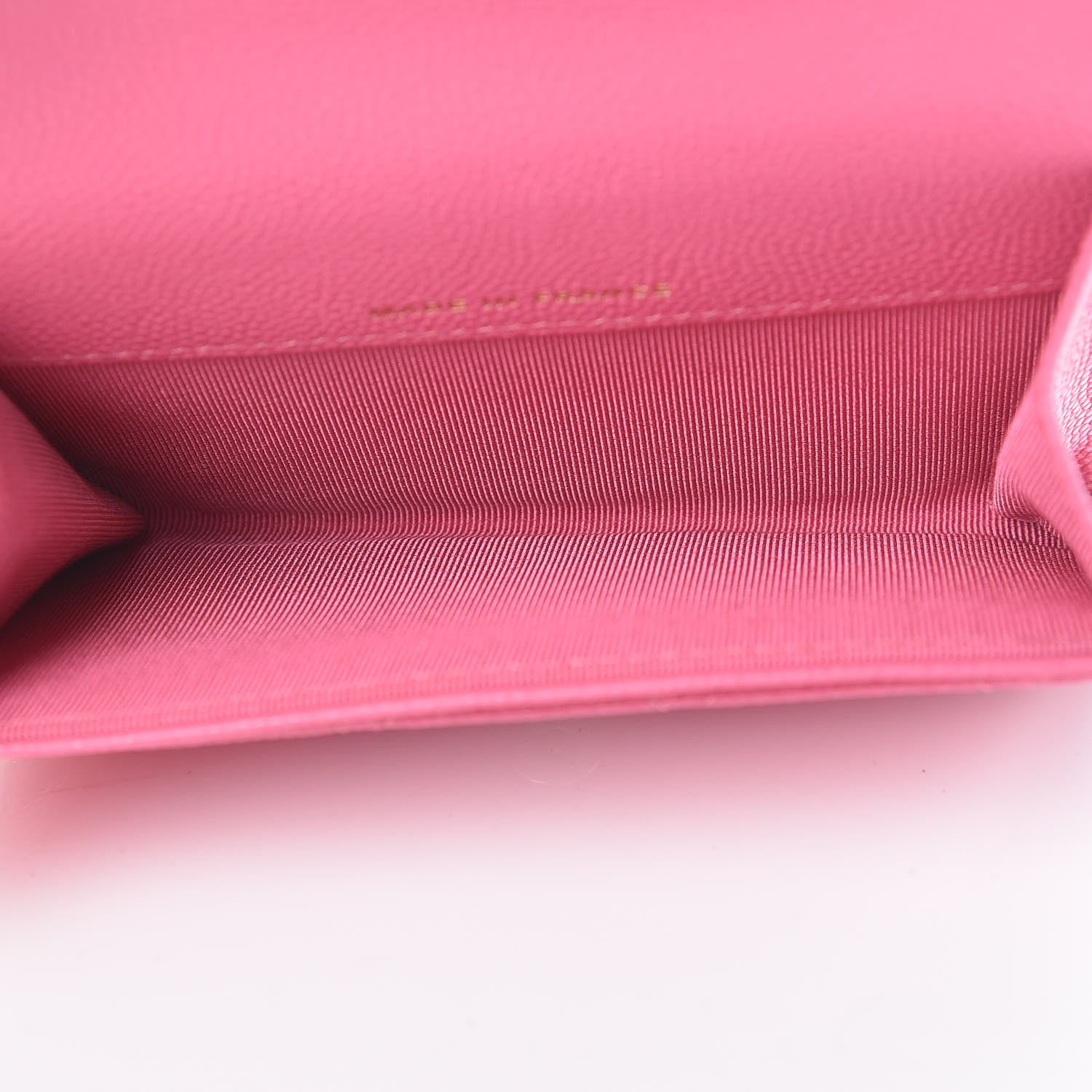 Chanel Caviar Quilted Flap Card Holder Pink 5 of 9