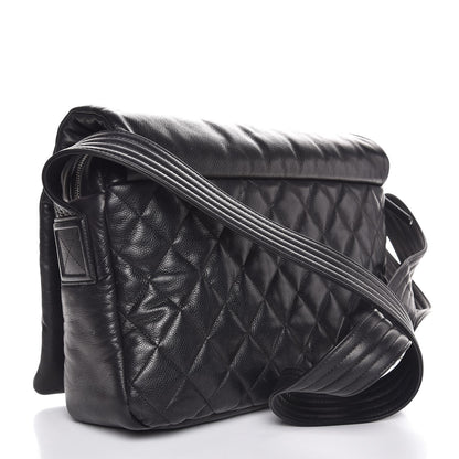 Chanel Caviar Quilted Coco Cocoon Messenger Black 3 of 7