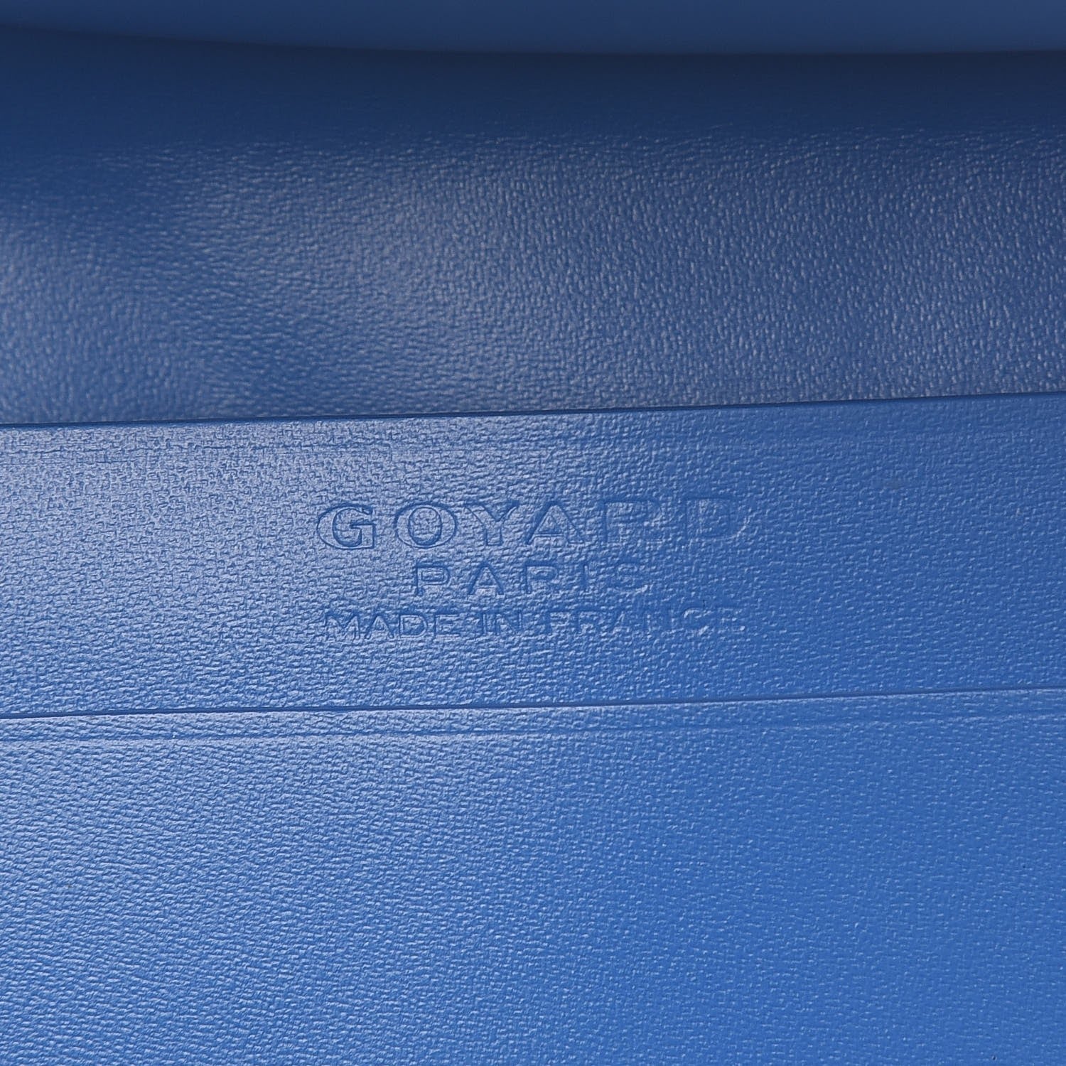 Goyard Goyardine Business Card Holder Sky Blue 7 of 8