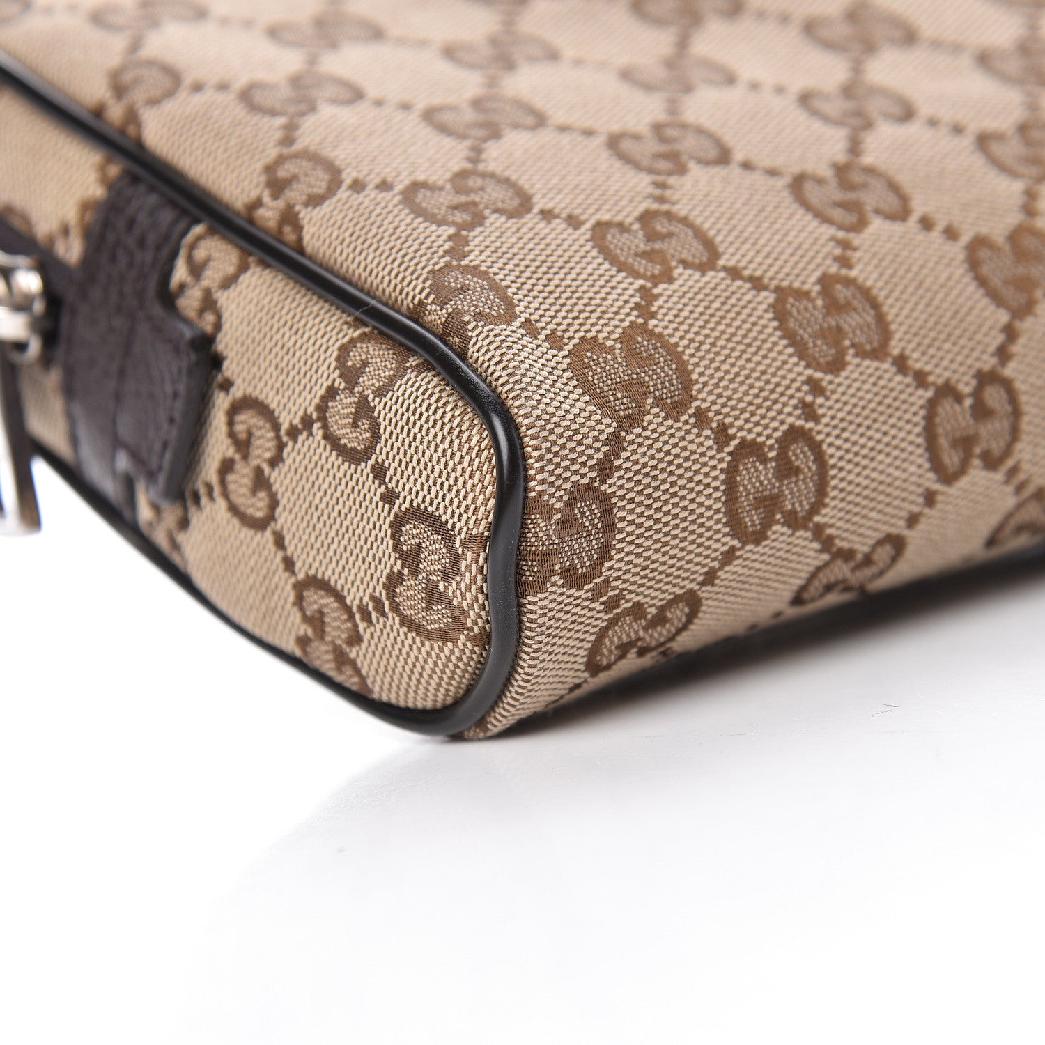 Gucci Monogram Belt Bag Dark Brown 8 of 10