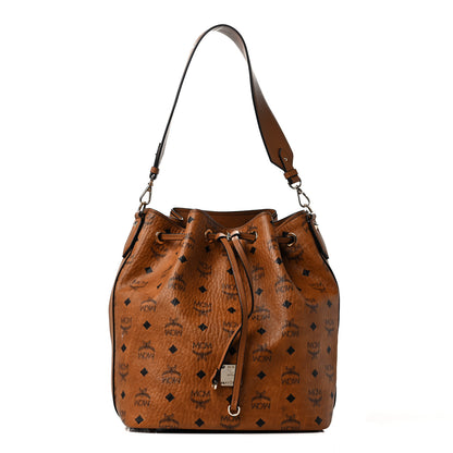 MCM Visetos Essential Drawstring Bag Cognac 1 of 8