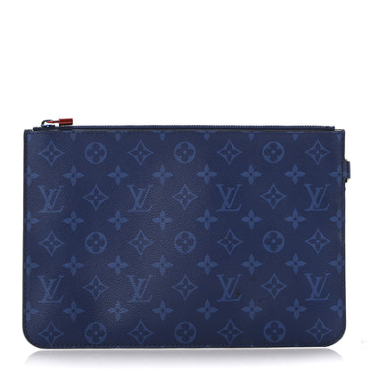 Louis Vuitton Monogram Cabas Light Pochette Pacific Blue 1 of 12