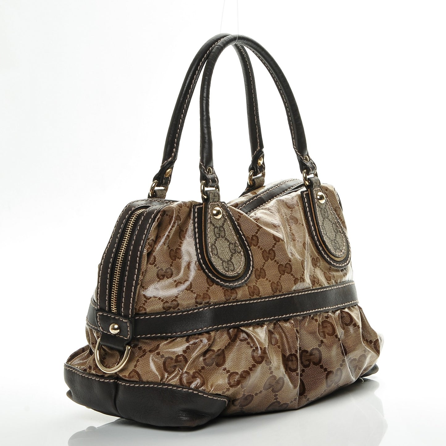 Crystal Monogram Medium Mix Dark Brown