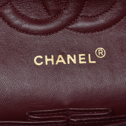 Chanel Lambskin Quilted Medium Double Flap Black 16 of 18