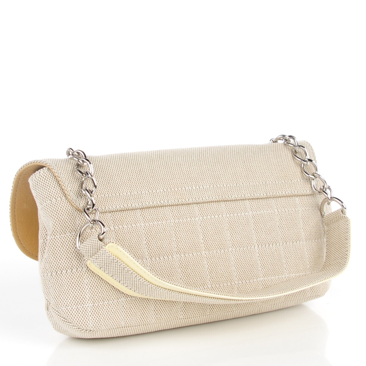 Canvas Camellia N°5 Flap Beige