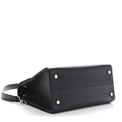 Christian Dior Grained Calfskin Medium Diorever Flap Black 5 of 10