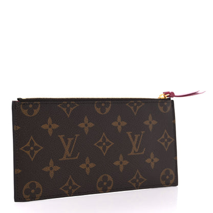 Louis Vuitton Monogram Felicie Chain Wallet Zippered Insert Fuchsia 3 of 6