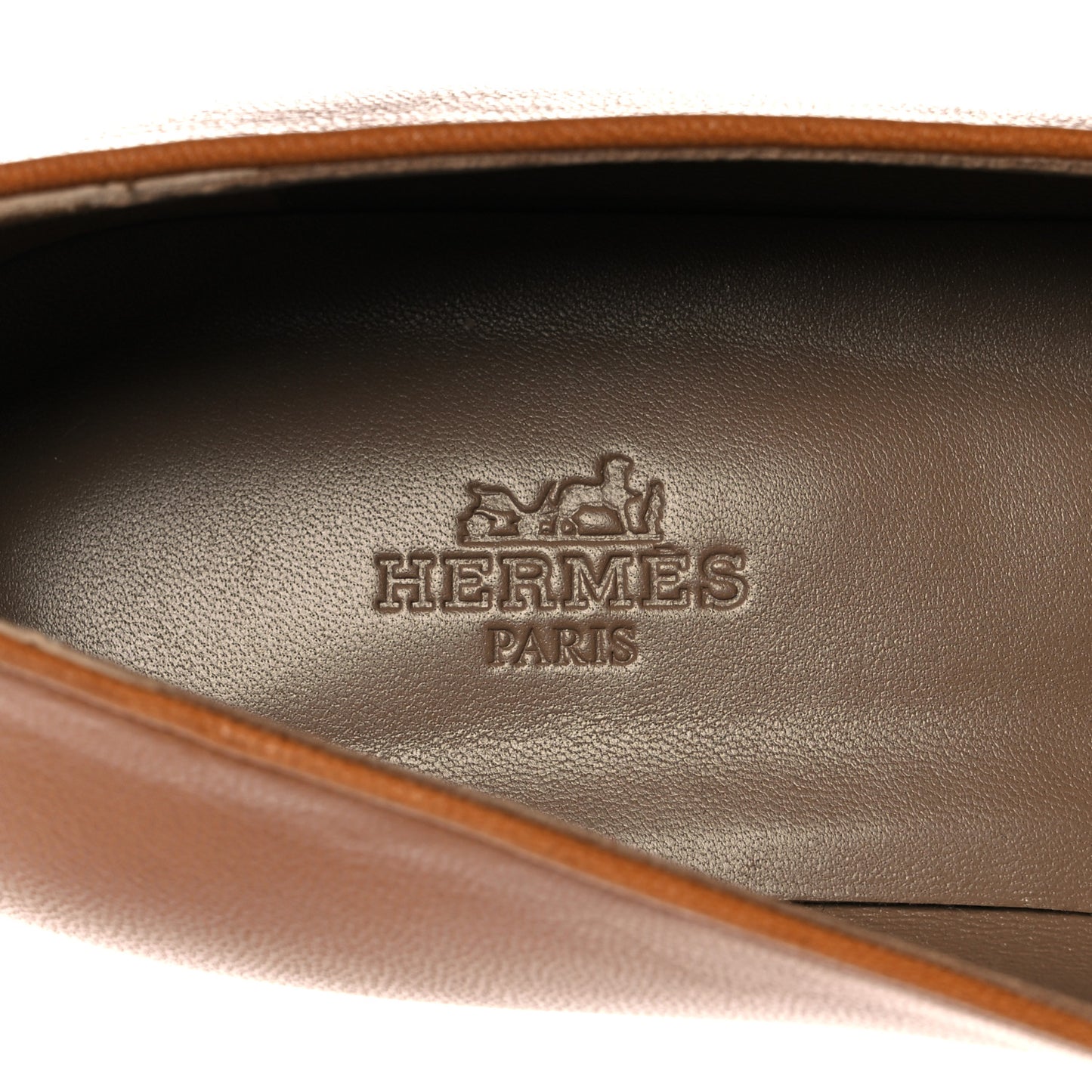 Goatskin Womens Dahlia Loafers 38 Beige Dore