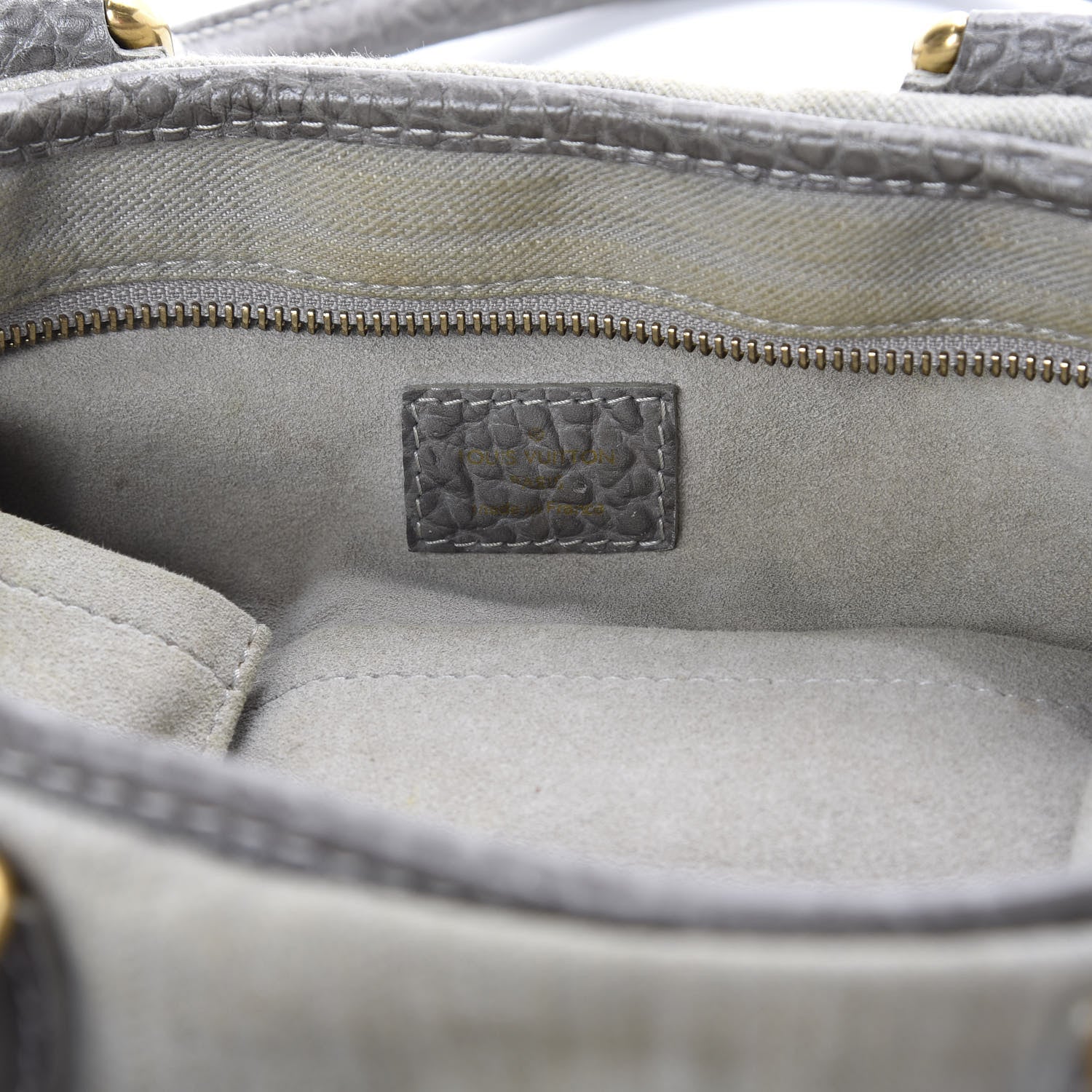 Louis Vuitton Denim Neo Cabby MM Grey 6 of 9