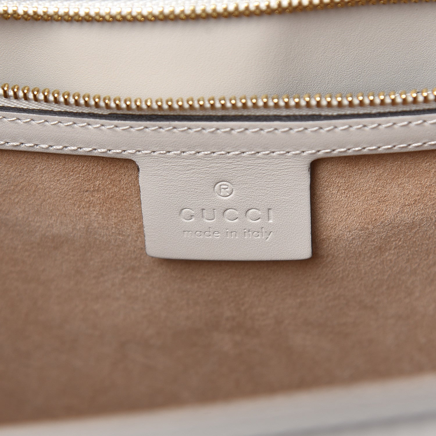 Gucci Calfskin Maxi Sylvie Top Handle Bag White 6 of 12