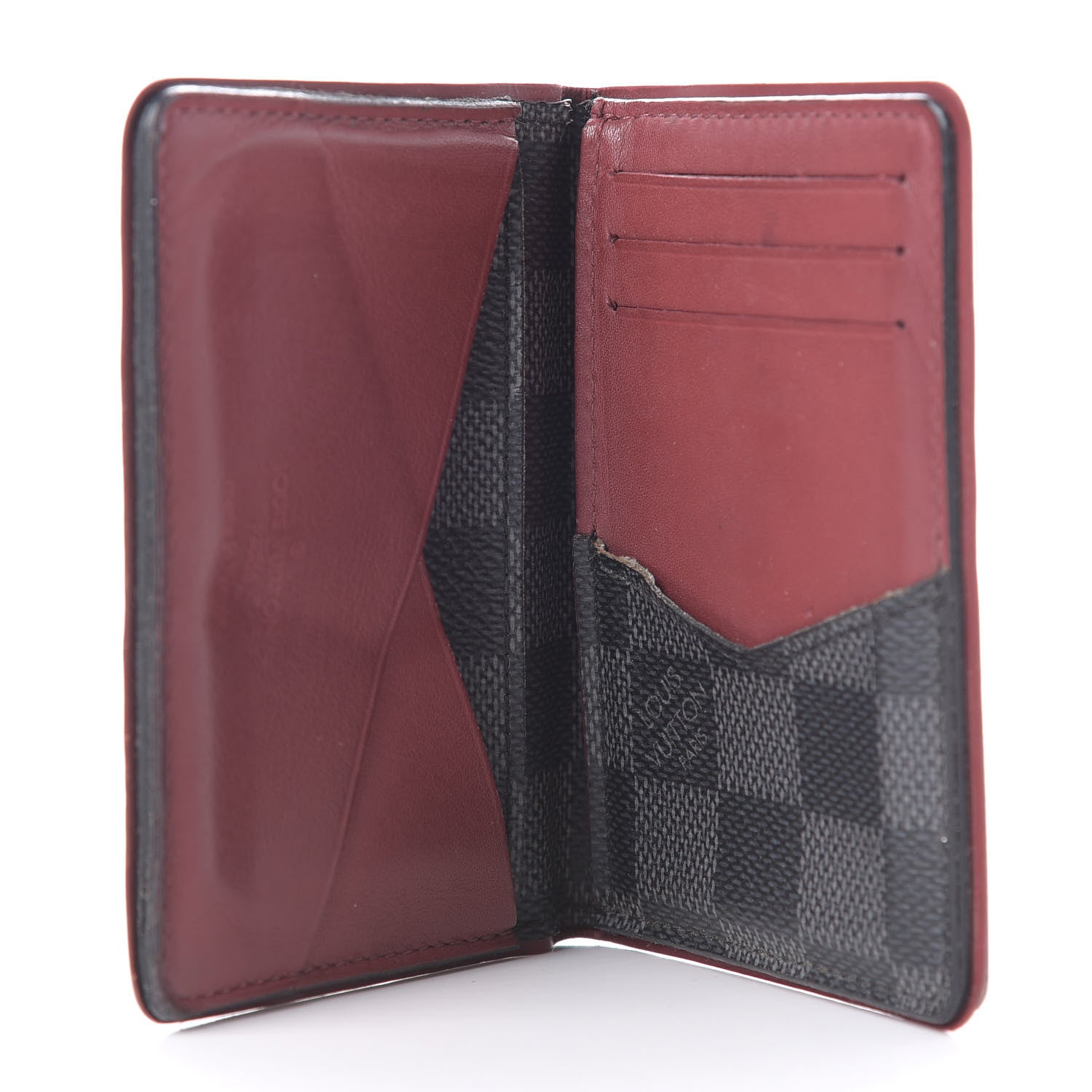 Louis Vuitton Damier Graphite Pocket Organizer Bordeaux 5 of 7