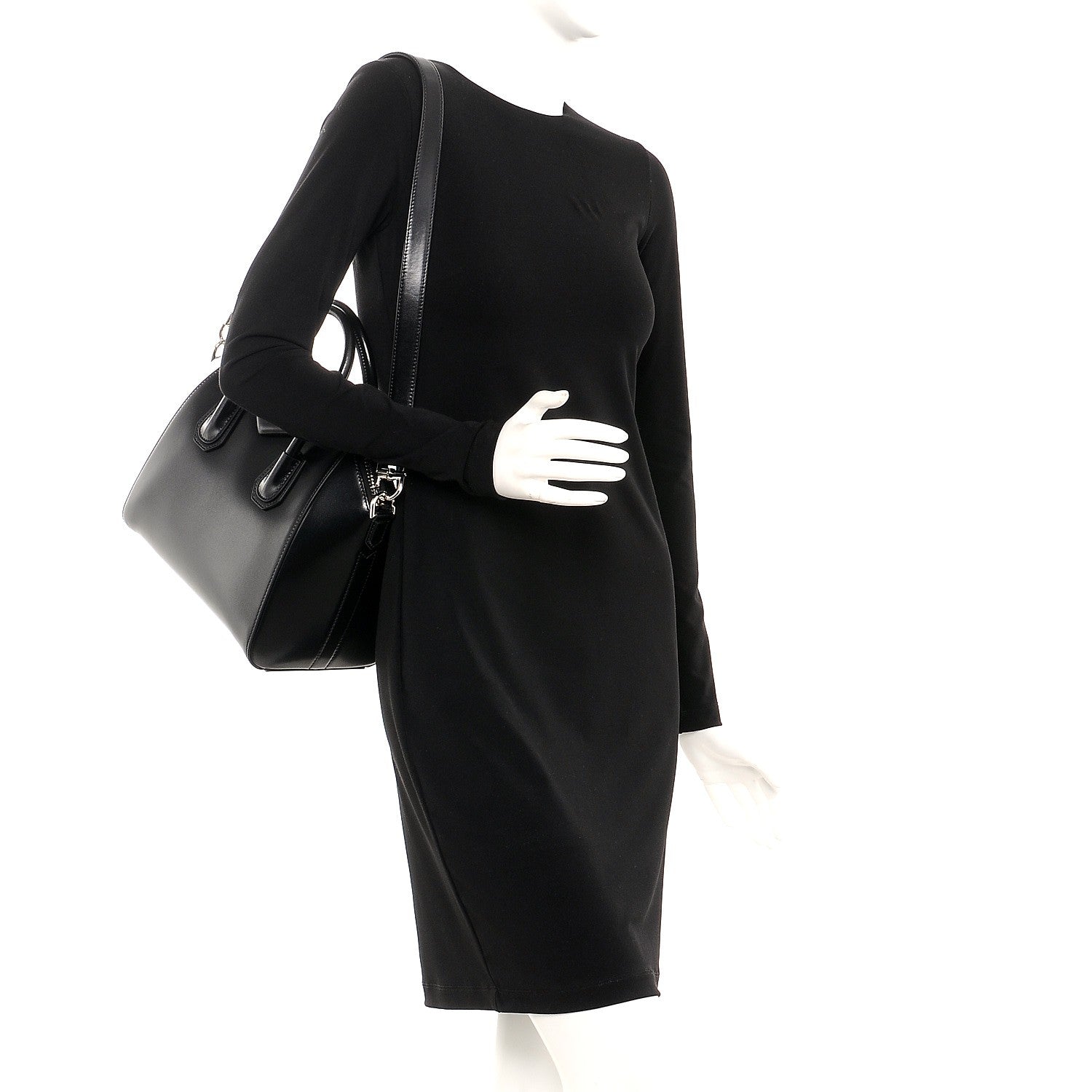 Givenchy Shiny Lord Calfskin Small Antigona Black 2 of 8