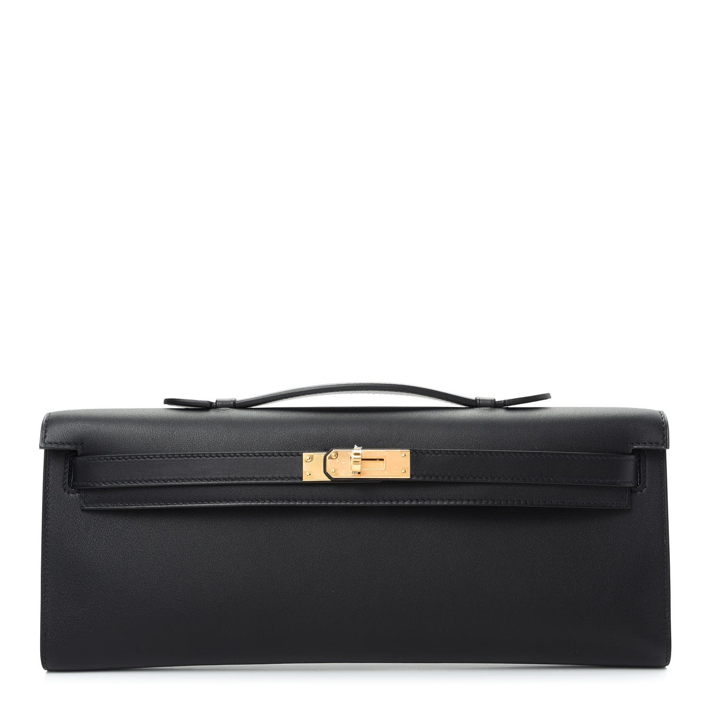 Swift Kelly Cut Clutch Pochette Black