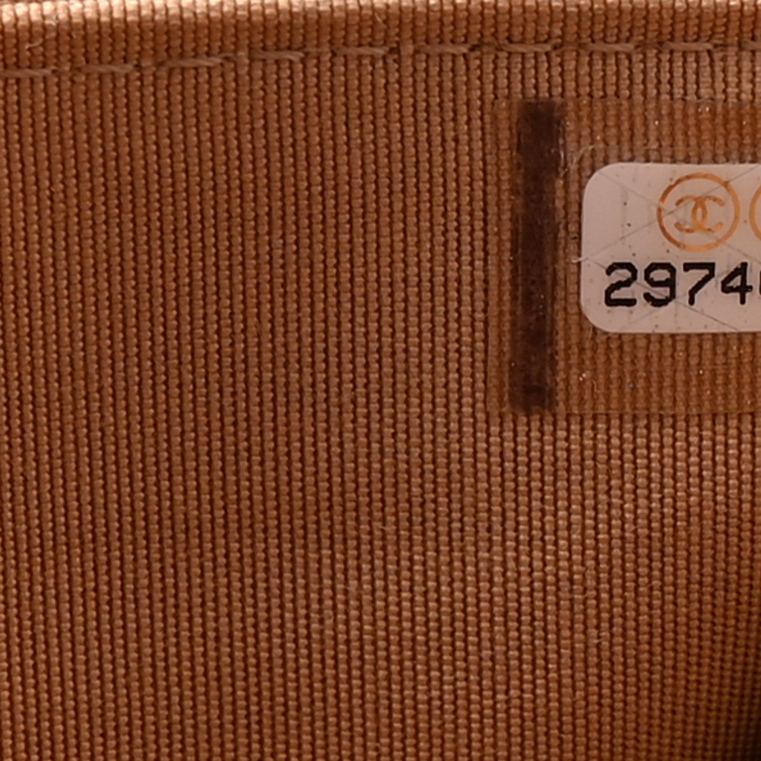 Chanel Lambskin Quilted Classic Zip Boy Pouch Beige 6 of 6