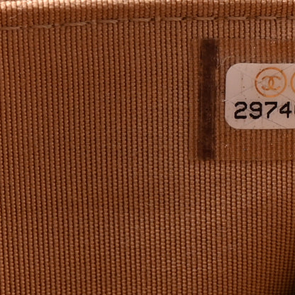 Chanel Lambskin Quilted Classic Zip Boy Pouch Beige 6 of 6