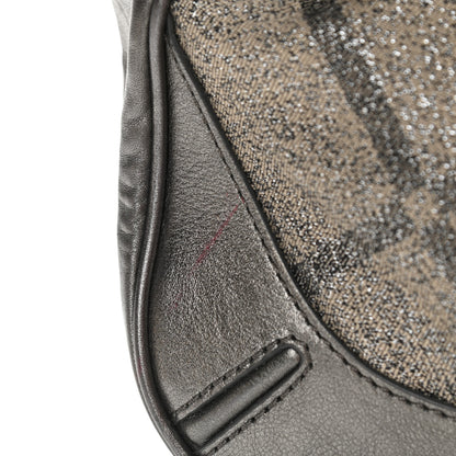 Burberry Shimmer Check Fairby Hobo Pewter 10 of 11