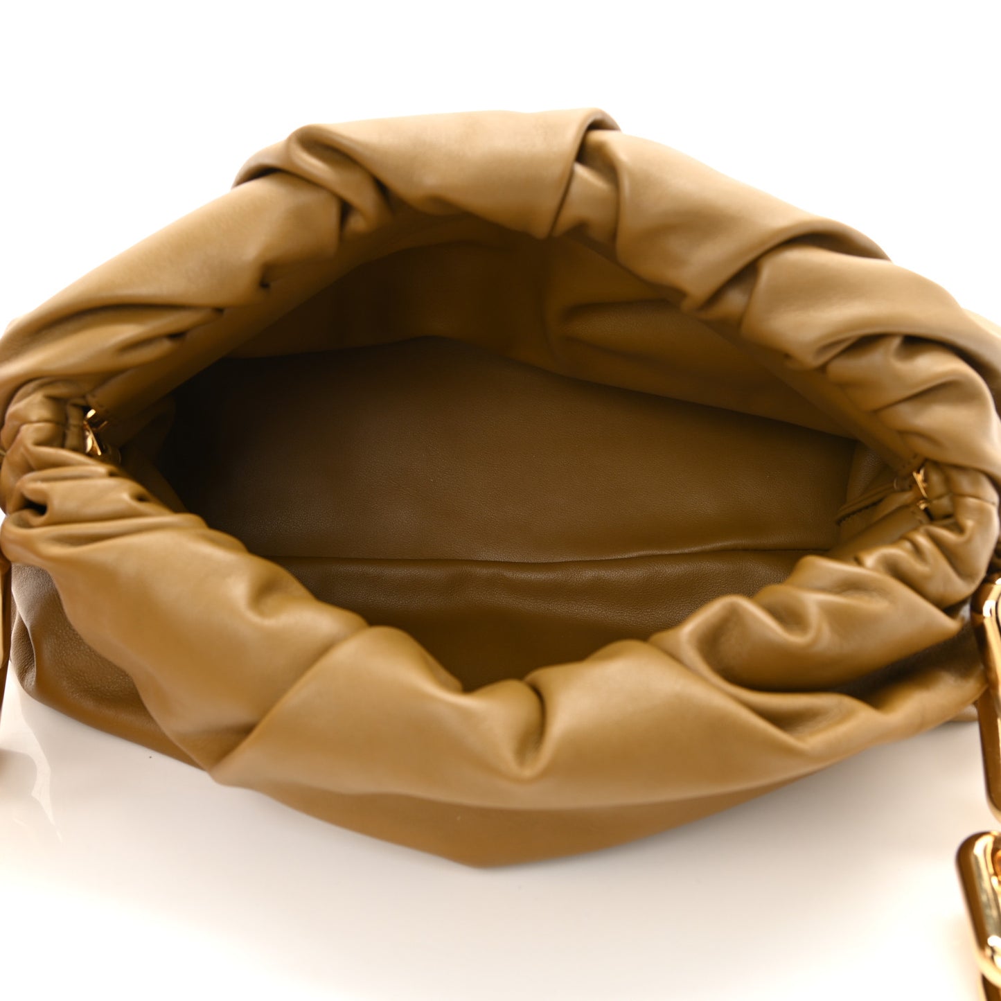 Calfskin The Pouch Chain Moutarde