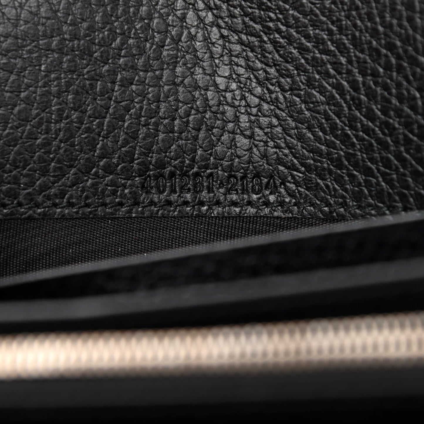 Calfskin Mini Dionysus Chain Wallet Black