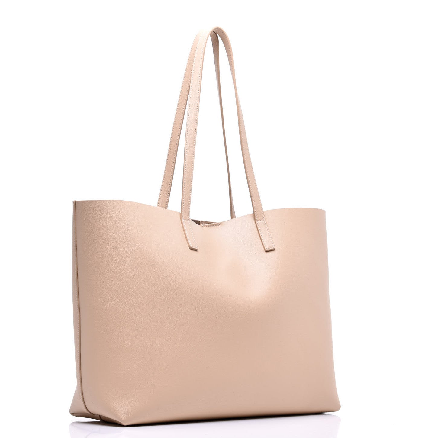 Saint Laurent Calfskin Large Shopping Tote Nude Powder 3 of 9