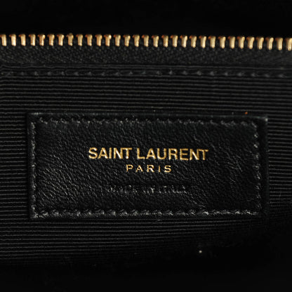 Saint Laurent Grained Calfskin Small Sac De Jour Black 6 of 7