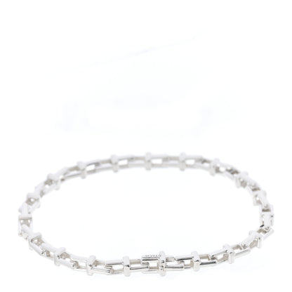 Tiffany Sterling Silver Narrow T Chain Bracelet 3 of 5